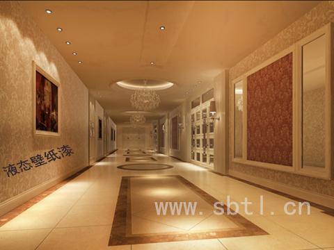 液態(tài)壁紙漆施工案例-鳳城賓館